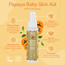 将图片加载到图库查看器，[ P&#39;URE ] Papayacare Baby Skin Aid Multi-Use Spray 80ml
