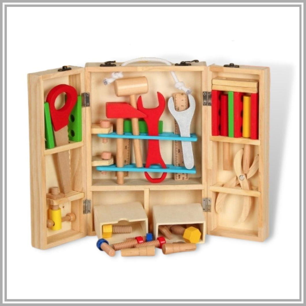 [ Mini Me ] Wooden Just Like Daddy Toy Set