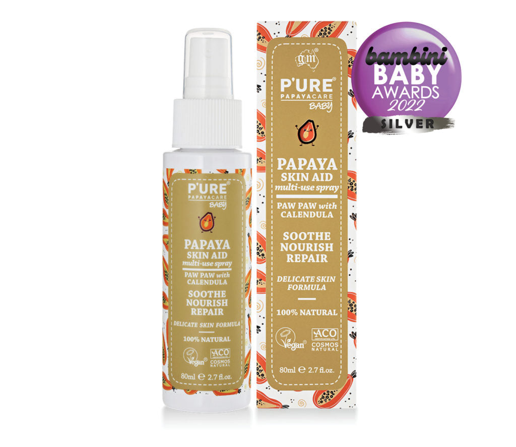 [ P'URE ] Papayacare Baby Skin Aid Multi-Use Spray 80ml