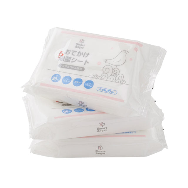 [ Smart Angel ] Sanitizer Wipes (30 Sheets) (3 Packets)